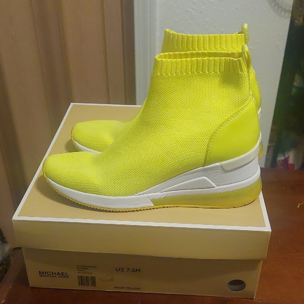 Michael Kors Neon Yellow Women's Shoes